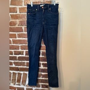 Madewell 10” high rise skinny jeans